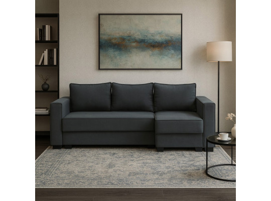 Диван HOBEL CORNER LIZA PLUS D/P DARK GREY SCANDI 23 R (5) 