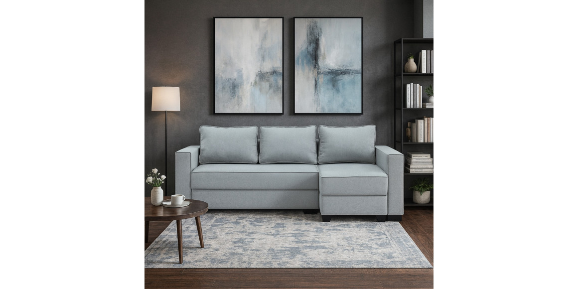 Sofa HOBEL CORNER LIZA PLUS D/P GREY SCANDI 18 R (5) 