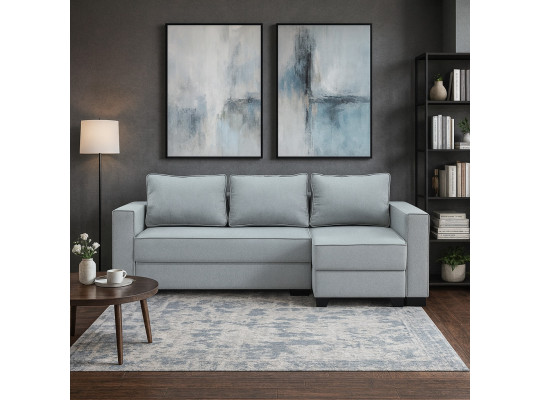 Диван HOBEL CORNER LIZA PLUS D/P GREY SCANDI 18 R (5) 