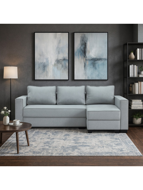 Sofa HOBEL CORNER LIZA PLUS D/P GREY SCANDI 18 R (5) 