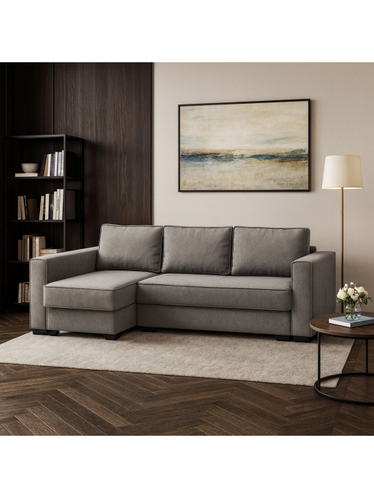 Բազմոց HOBEL CORNER LIZA PLUS D/P CAPPUCCINO SCANDI 19 L (5) 