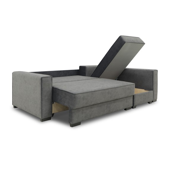 Sofa HOBEL CORNER LIZA PLUS F/P DARK GREY JAGUAR 9 R (5) 