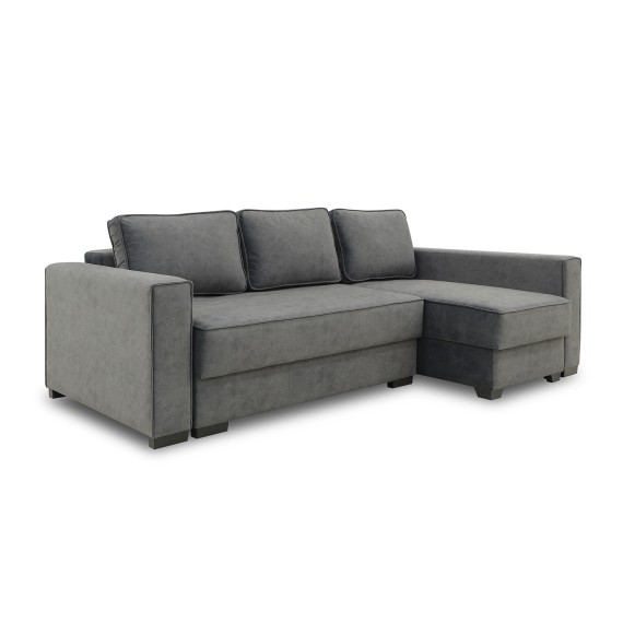 Sofa HOBEL CORNER LIZA PLUS F/P DARK GREY JAGUAR 9 R (5) 