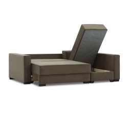 Sofa HOBEL CORNER LIZA PLUS F/P BROWN LEONARDO 6 R (5) 