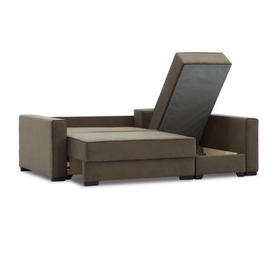 Sofa HOBEL CORNER LIZA PLUS F/P BROWN LEONARDO 6 R (5) 