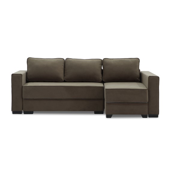 Sofa HOBEL CORNER LIZA PLUS F/P BROWN LEONARDO 6 R (5) 