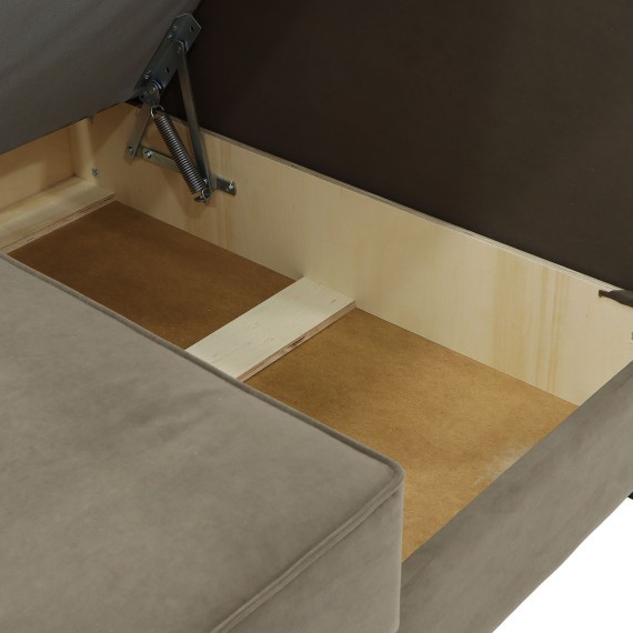 Sofa HOBEL CORNER LIZA PLUS F/P BROWN LEONARDO 6 R (5) 