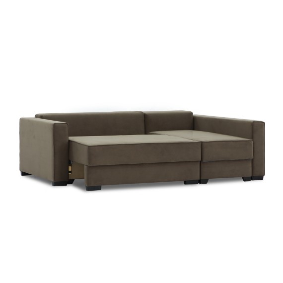 Sofa HOBEL CORNER LIZA PLUS F/P BROWN LEONARDO 6 R (5) 