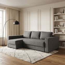 Sofa HOBEL CORNER LIZA PLUS F/P DARK GREY JAGUAR 9 L (5) 