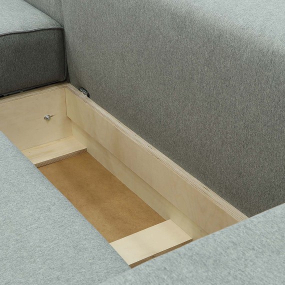 Sofa HOBEL CORNER LIZA PLUS F/P GREY SCANDI 21 L (5) 