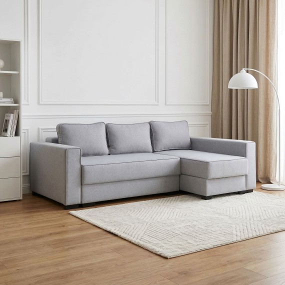 Sofa HOBEL CORNER LIZA PLUS F/P LIGHT GREY SCANDI 17 R (5) 