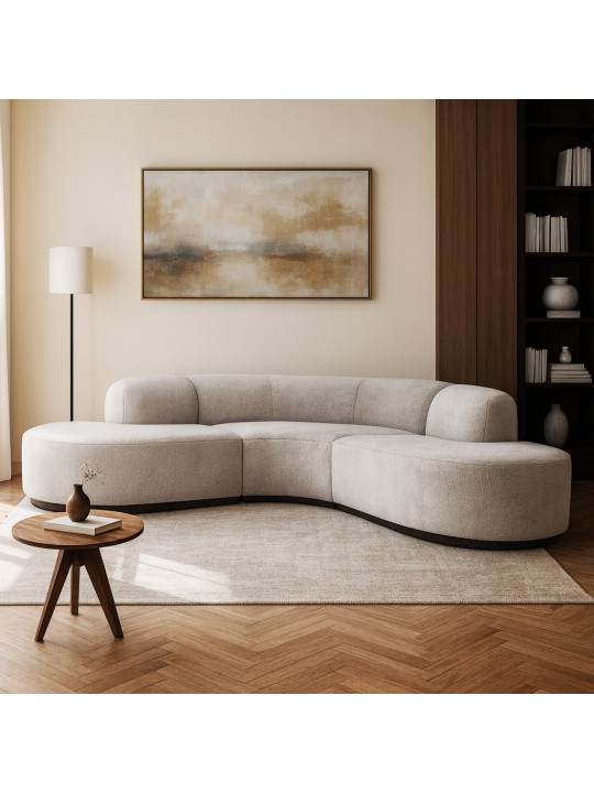 Բազմոց HOBEL CORNER MALIBU GREY KUZU 7 (3) 