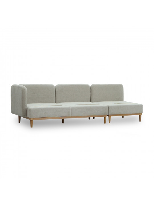 Բազմոց HOBEL CORNER MODENA LIGHT GREY BEATTO 1066 (5) 