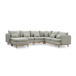 Диван HOBEL CORNER MODENA LIGHT GREY BEATTO 1066 (5) 