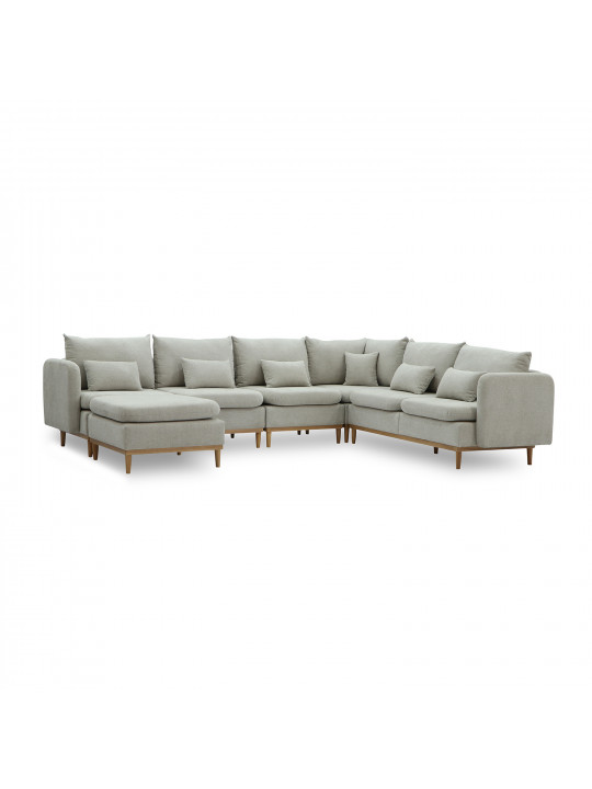 Բազմոց HOBEL CORNER MODENA LIGHT GREY BEATTO 1066 (5) 