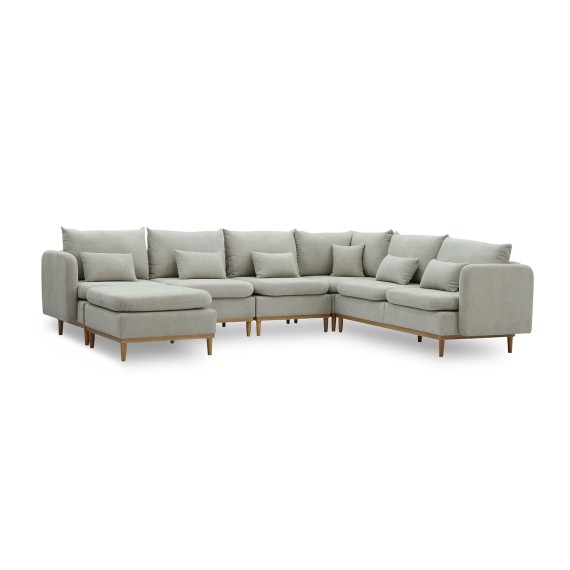 Sofa HOBEL CORNER MODENA LIGHT GREY BEATTO 1066 (5) 