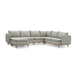 Диван HOBEL CORNER MODENA LIGHT GREY BEATTO 1066 (5) 