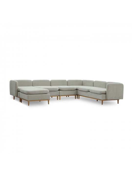 Բազմոց HOBEL CORNER MODENA LIGHT GREY BEATTO 1066 (5) 