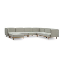 Диван HOBEL CORNER MODENA LIGHT GREY BEATTO 1066 (5) 
