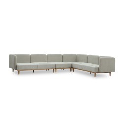 Диван HOBEL CORNER MODENA LIGHT GREY BEATTO 1066 (5) 