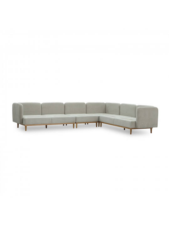 Բազմոց HOBEL CORNER MODENA LIGHT GREY BEATTO 1066 (5) 