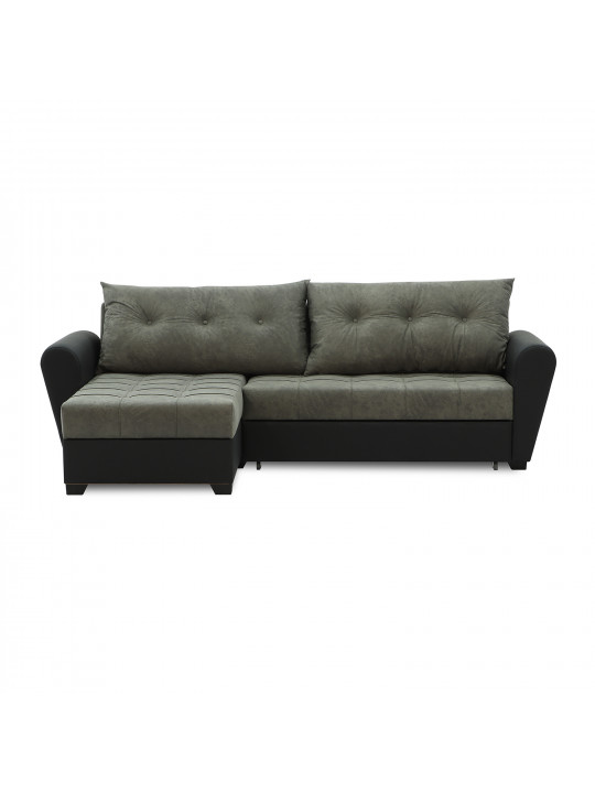 Բազմոց HOBEL CORNER MODERN BLACK 4503/ GREY RONALDO 1808 (4) 