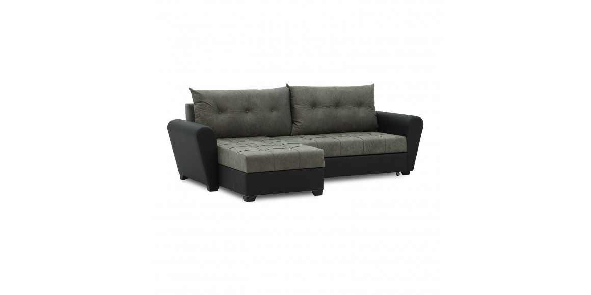 Բազմոց HOBEL CORNER MODERN BLACK 4503/ GREY RONALDO 1808 (4) 