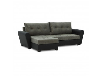 Բազմոց HOBEL CORNER MODERN BLACK 4503/ GREY RONALDO 1808 (4) 