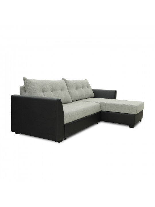 Sofa HOBEL CORNER MODERN LUXE BLACK 4503/ LIGHT GREY ASTERI 3 (4) 
