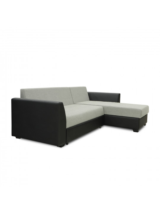 Sofa HOBEL CORNER MODERN LUXE BLACK 4503/ LIGHT GREY ASTERI 3 (4) 
