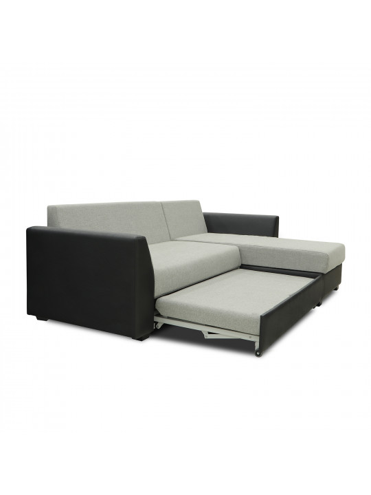 Sofa HOBEL CORNER MODERN LUXE BLACK 4503/ LIGHT GREY ASTERI 3 (4) 