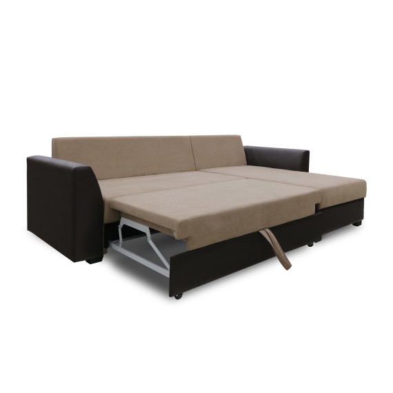 Sofa HOBEL CORNER MODERN LUXE F/R COFFE V460/LIGHT BROWN SCANDI 4 (5) 