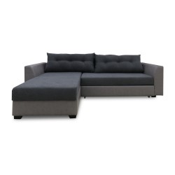 Диван HOBEL CORNER MODERN LUXE F/R GREY 8409/DARK GREY SCANDI 22 (5) 
