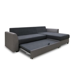 Диван HOBEL CORNER MODERN LUXE F/R GREY 8409/DARK GREY SCANDI 22 (5) 