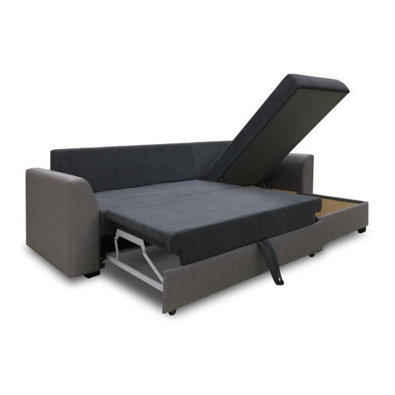 Sofa HOBEL CORNER MODERN LUXE F/R GREY 8409/DARK GREY SCANDI 22 (5) 