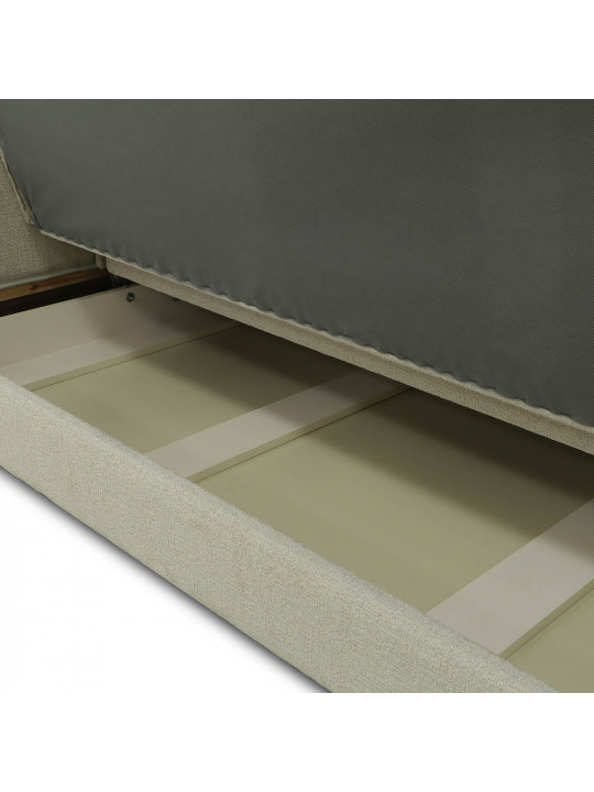 Sofa HOBEL CORNER NEW YORK BLACK KAX-0432-0125 CREAM BEATTO 1065/ LAMENIA 1016 R (4) 