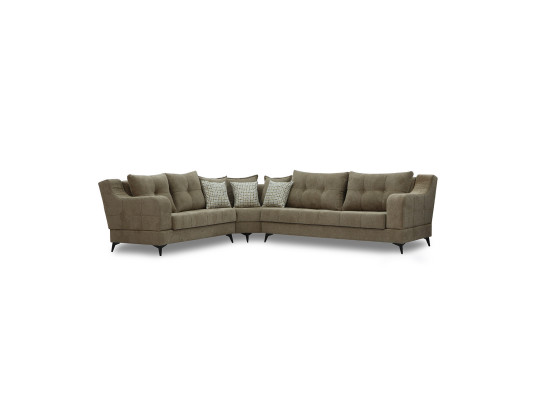 Sofa HOBEL CORNER NEW YORK BROWN BEATTO 1015/ LAMENIA 1016 L (4) 