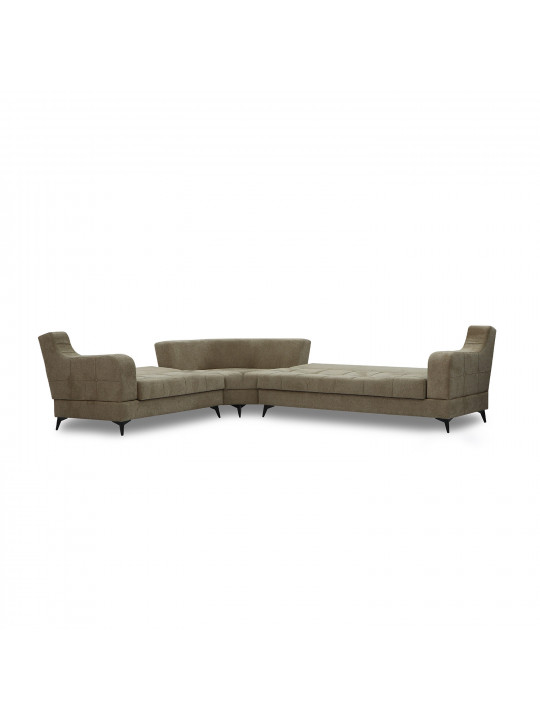 Диван HOBEL CORNER NEW YORK BROWN BEATTO 1015/ LAMENIA 1016 L (4) 