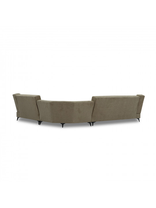Sofa HOBEL CORNER NEW YORK BROWN BEATTO 1015/ LAMENIA 1016 R (4) 