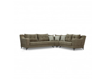 Բազմոց HOBEL CORNER NEW YORK BROWN BEATTO 1015/ LAMENIA 1016 R (4) 