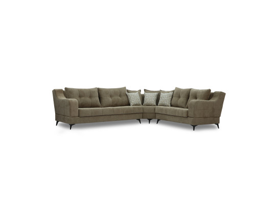 Sofa HOBEL CORNER NEW YORK BROWN BEATTO 1015/ LAMENIA 1016 R (4) 
