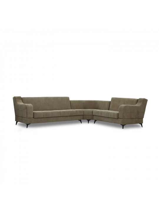 Sofa HOBEL CORNER NEW YORK BROWN BEATTO 1015/ LAMENIA 1016 R (4) 