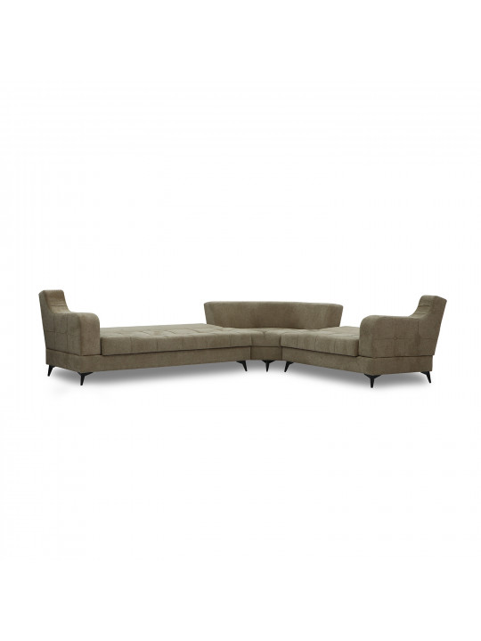 Sofa HOBEL CORNER NEW YORK BROWN BEATTO 1015/ LAMENIA 1016 R (4) 