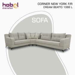 Диван HOBEL CORNER NEW YORK F/R CREAM BEATTO 1066 L (4) 
