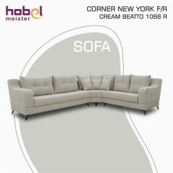 Диван HOBEL CORNER NEW YORK F/R CREAM BEATTO 1066 R (4) 