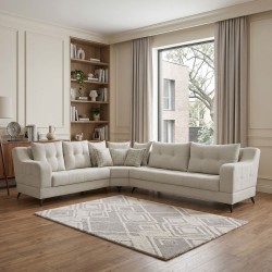 Диван HOBEL CORNER NEW YORK F/R CREAM BEATTO 1066 L (4) 