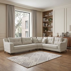 Диван HOBEL CORNER NEW YORK F/R CREAM BEATTO 1066 R (4) 
