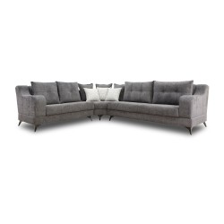 Диван HOBEL CORNER NEW YORK F/R DARK GREY BEATTO 1079 L (4) 