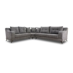 Диван HOBEL CORNER NEW YORK F/R DARK GREY BEATTO 1079 L (4) 