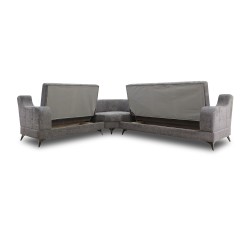 Диван HOBEL CORNER NEW YORK F/R DARK GREY BEATTO 1079 L (4) 